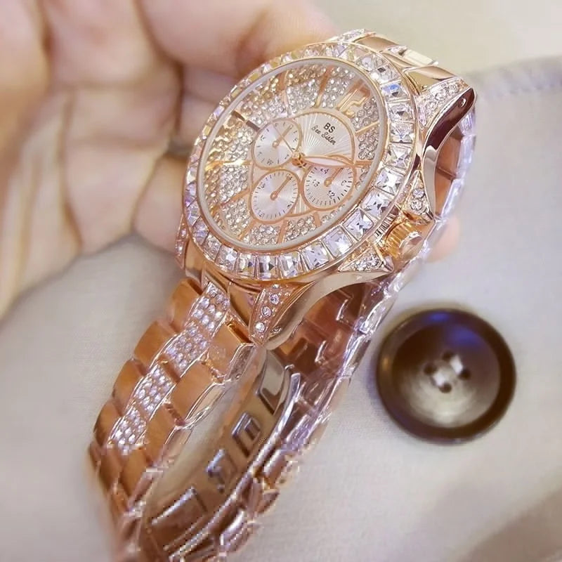 Watch Quartz Diamond Luxury