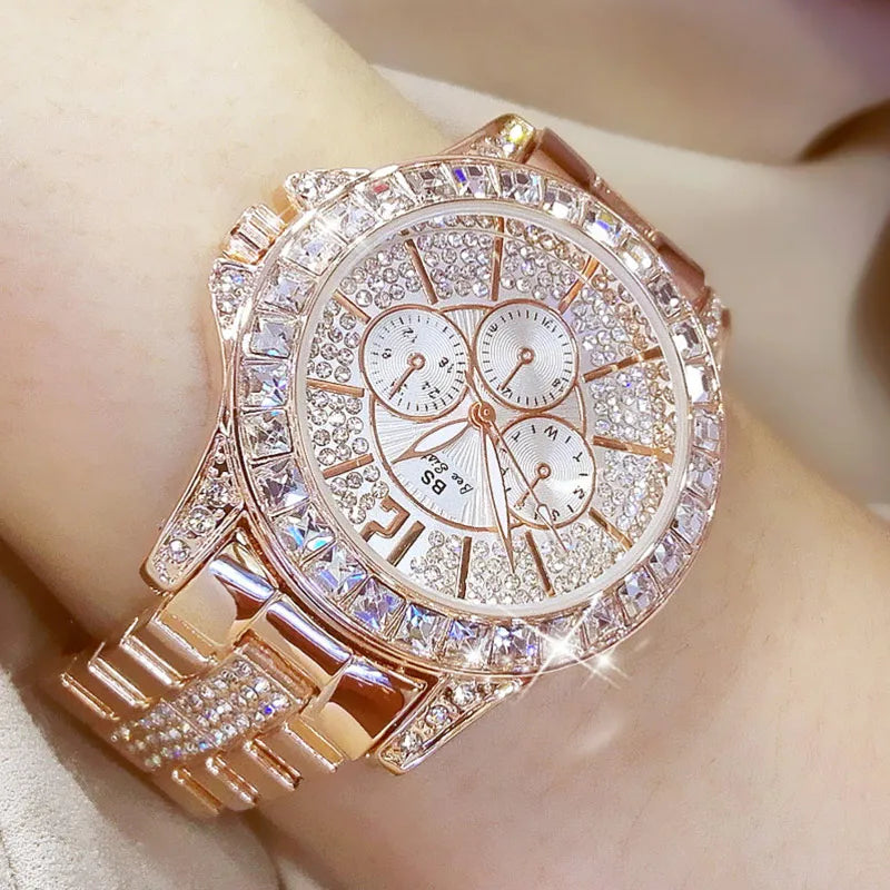 Watch Quartz Diamond Luxury
