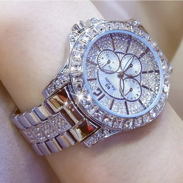 Watch Quartz Diamond Luxury