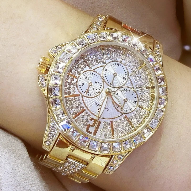 Watch Quartz Diamond Luxury