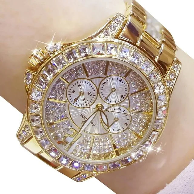 Watch Quartz Diamond Luxury