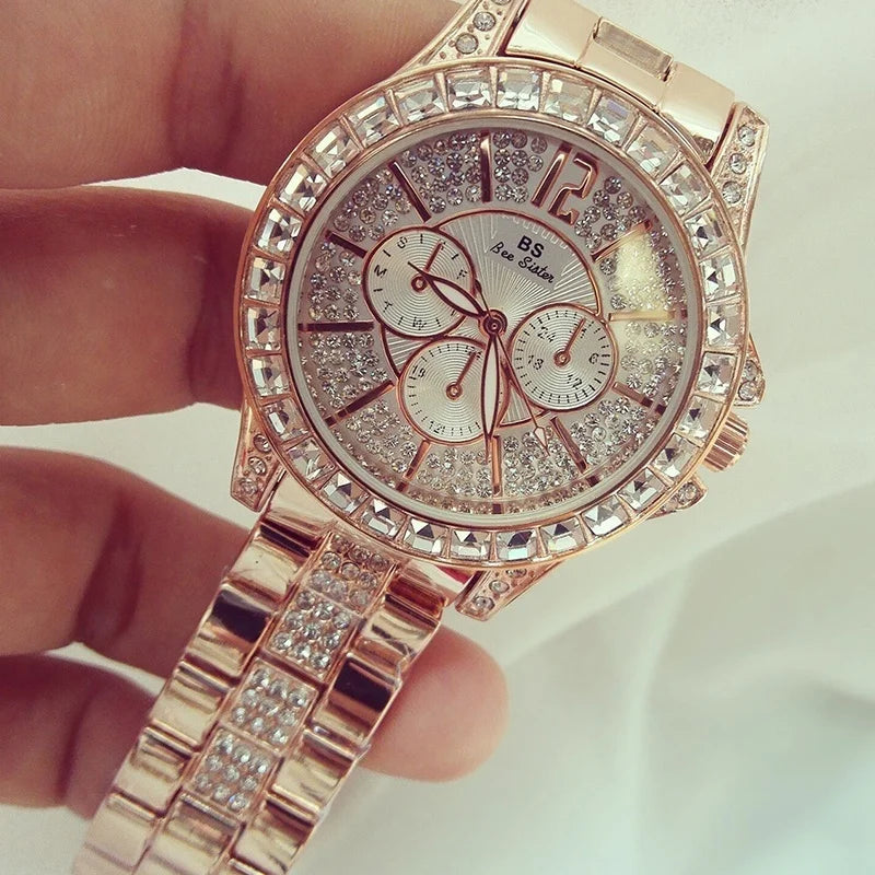 Watch Quartz Diamond Luxury