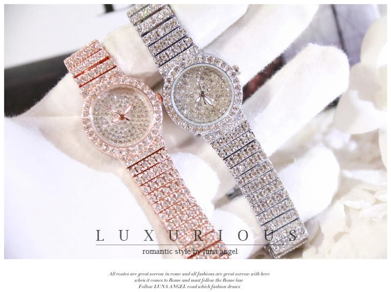 Watch Famous Luxury Brands Diamond Ladies