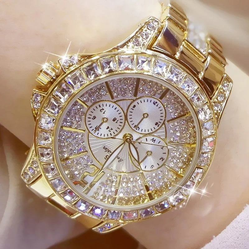Watch Quartz Diamond Luxury