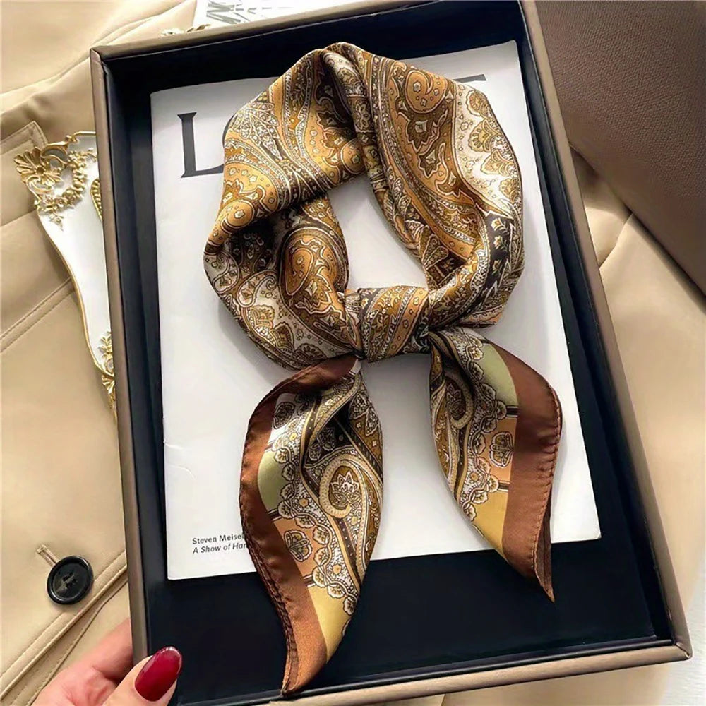 Luxe Square Silk Scarf