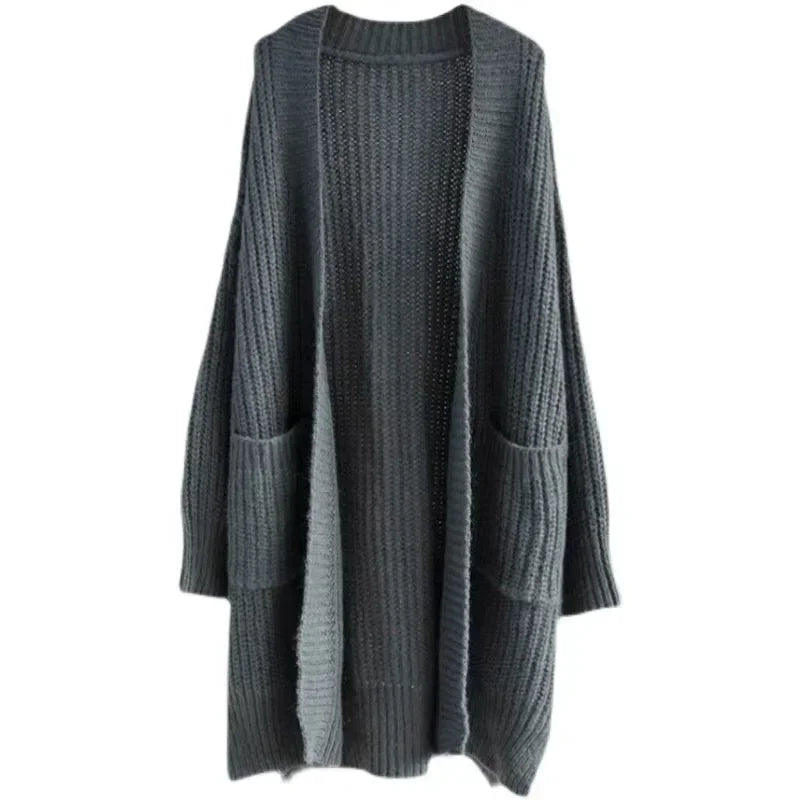 Long Cardigan Spring Knitted Loose Winter