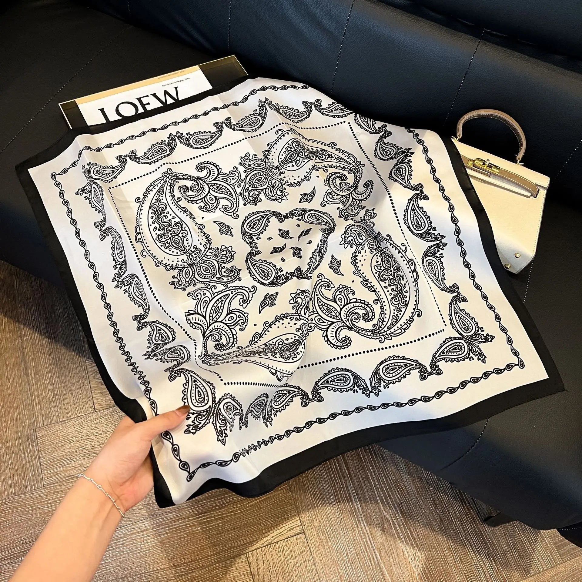 Luxe Square Silk Scarf
