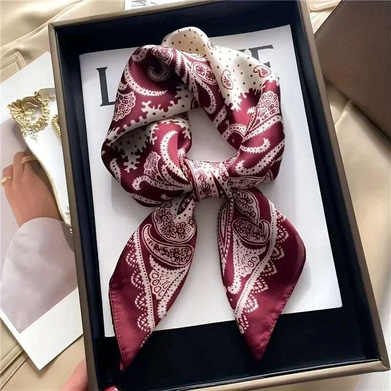 Luxe Square Silk Scarf