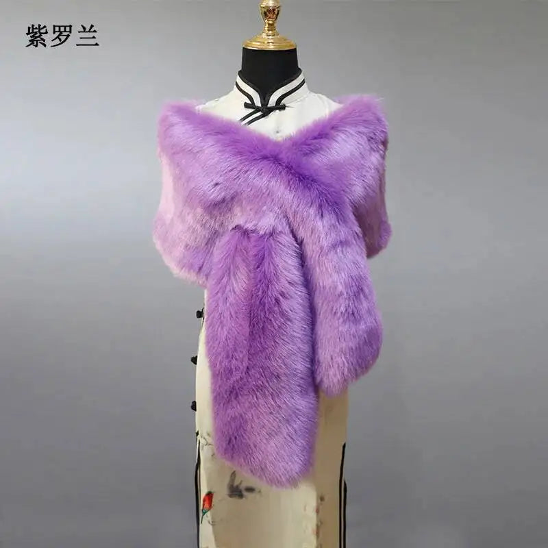 Winter Plush Shawl Wrap