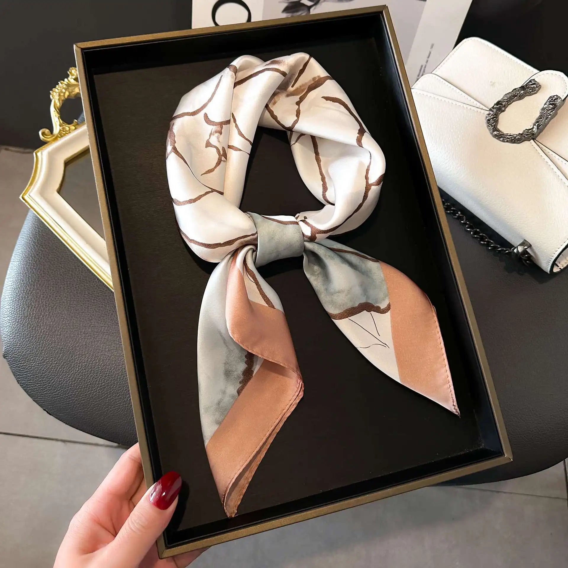 Luxe Square Silk Scarf