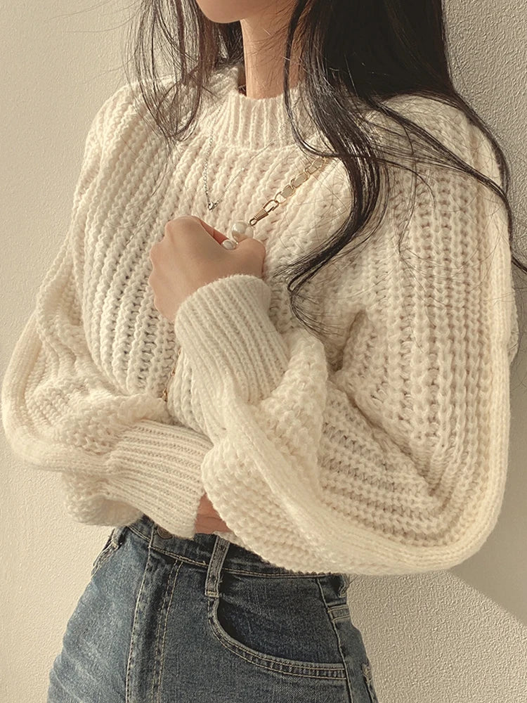 Loose Vintage Winter Knitwear