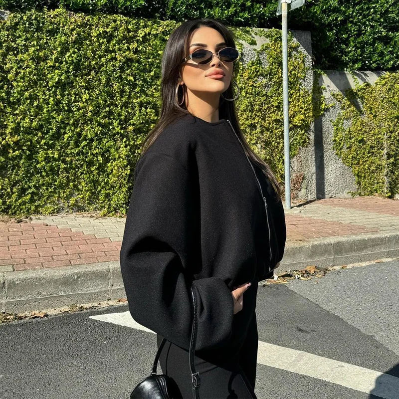 Bomber Jackets Zipper Varsity