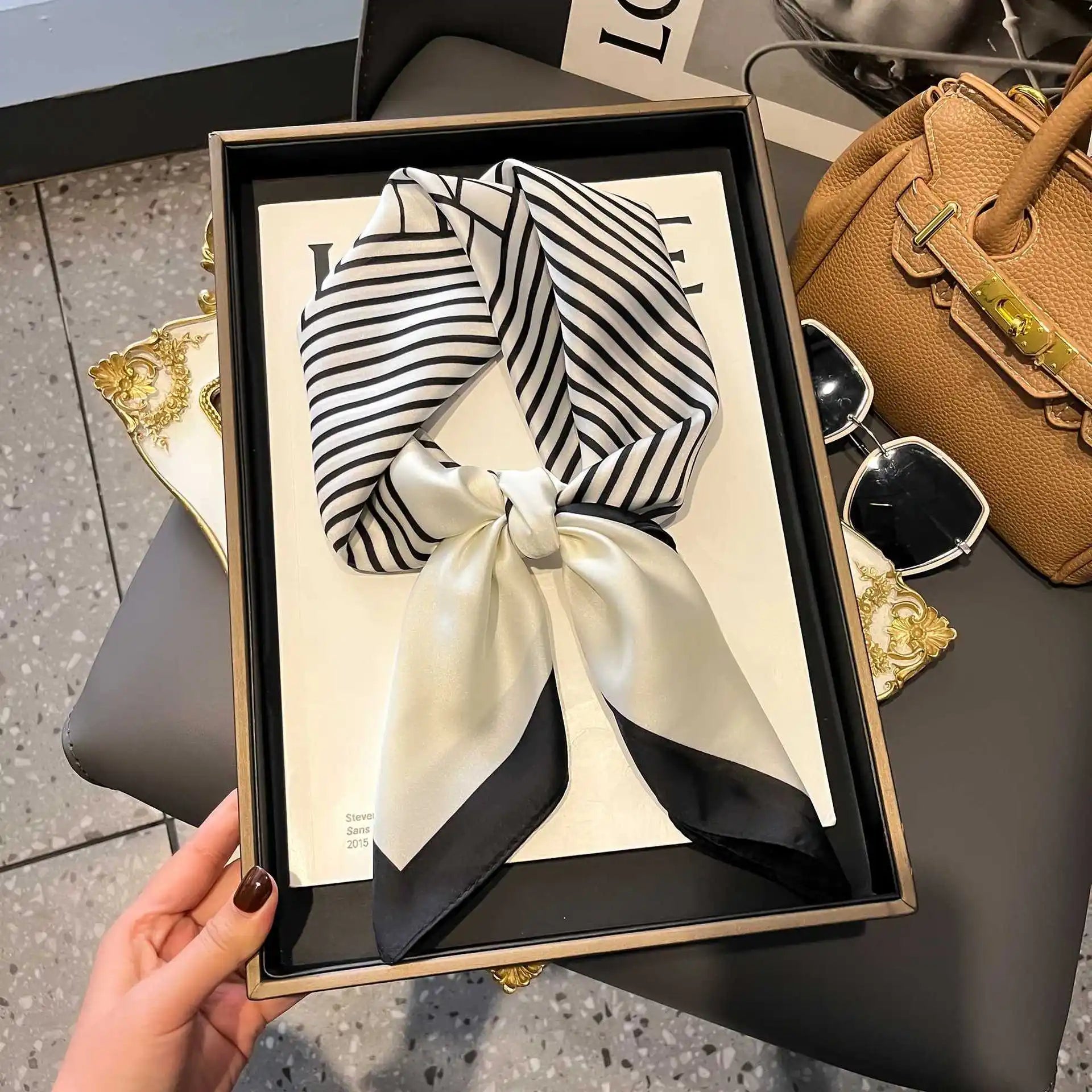 Luxe Square Silk Scarf