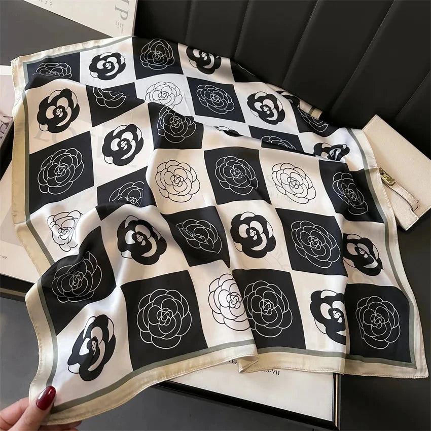 Luxe Square Silk Scarf