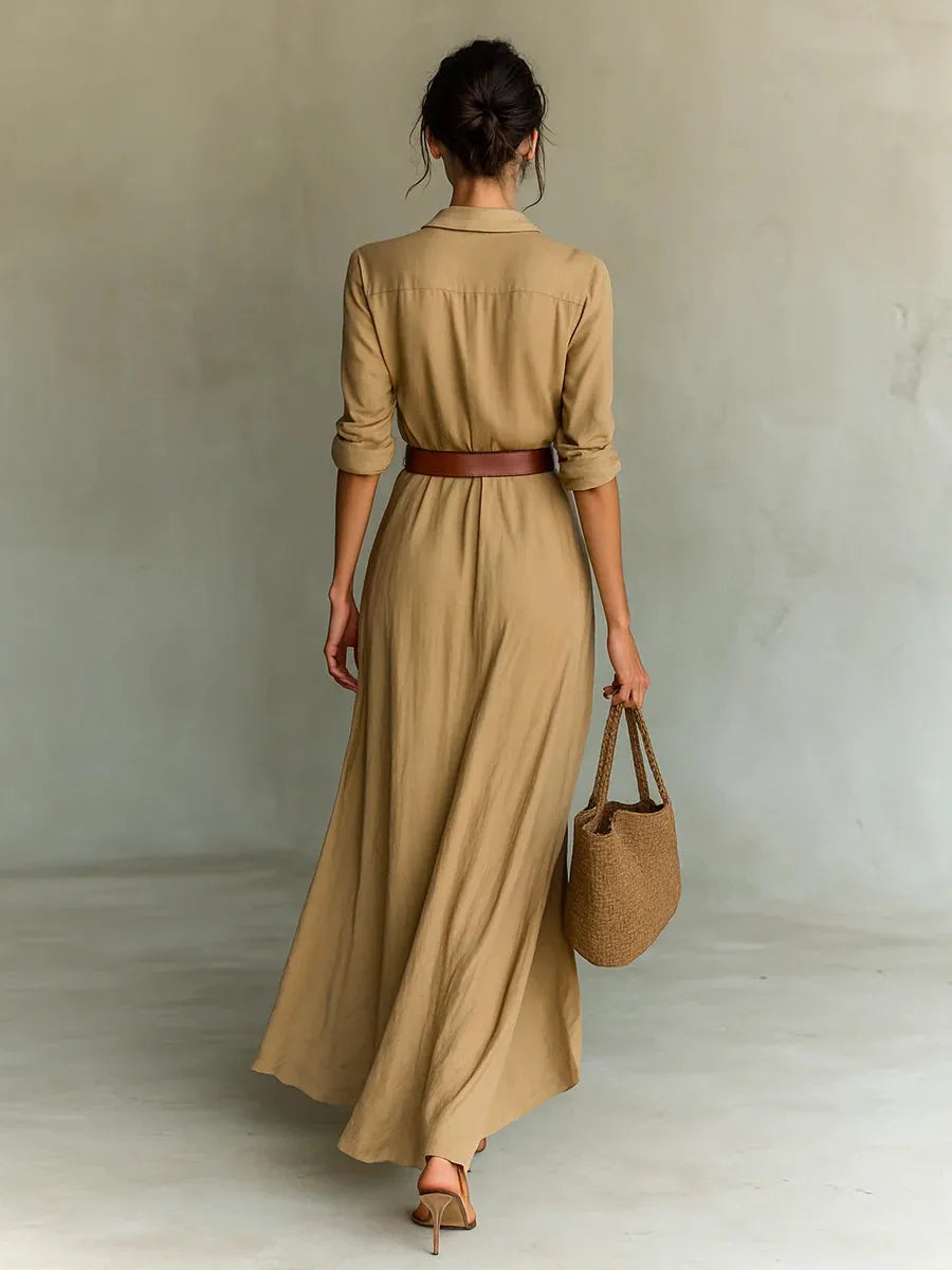 Glamorous Deep V Long Dress