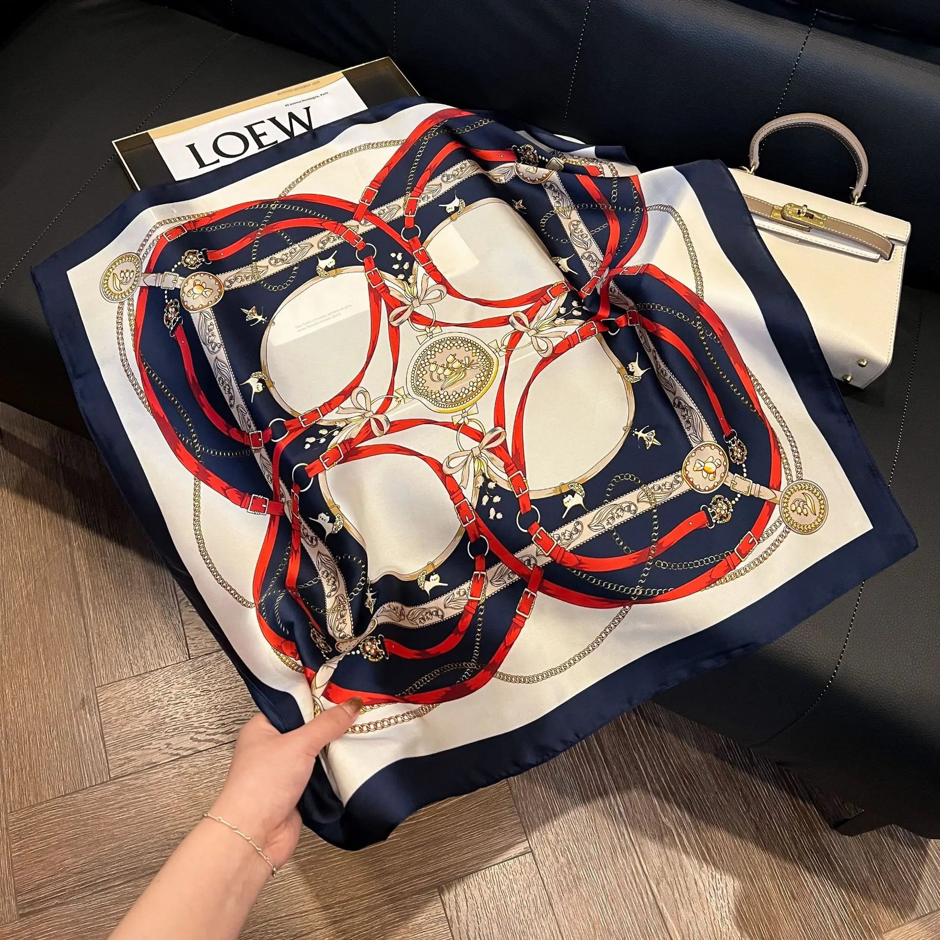 Luxe Square Silk Scarf