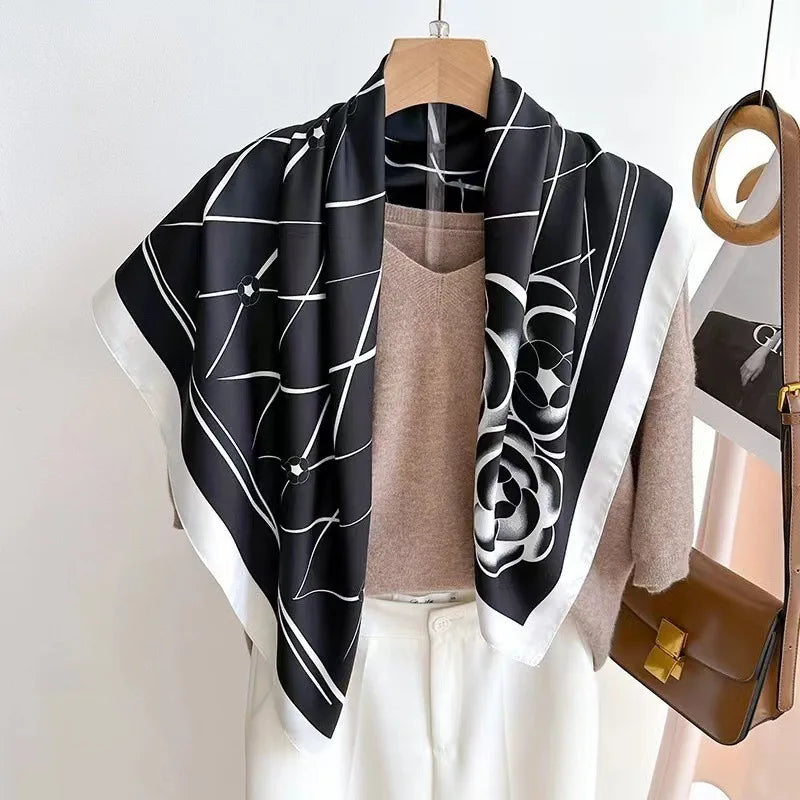 Luxe Square Silk Scarf