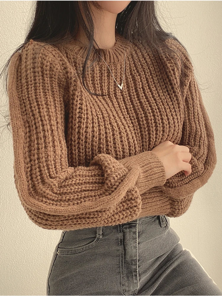 Loose Vintage Winter Knitwear