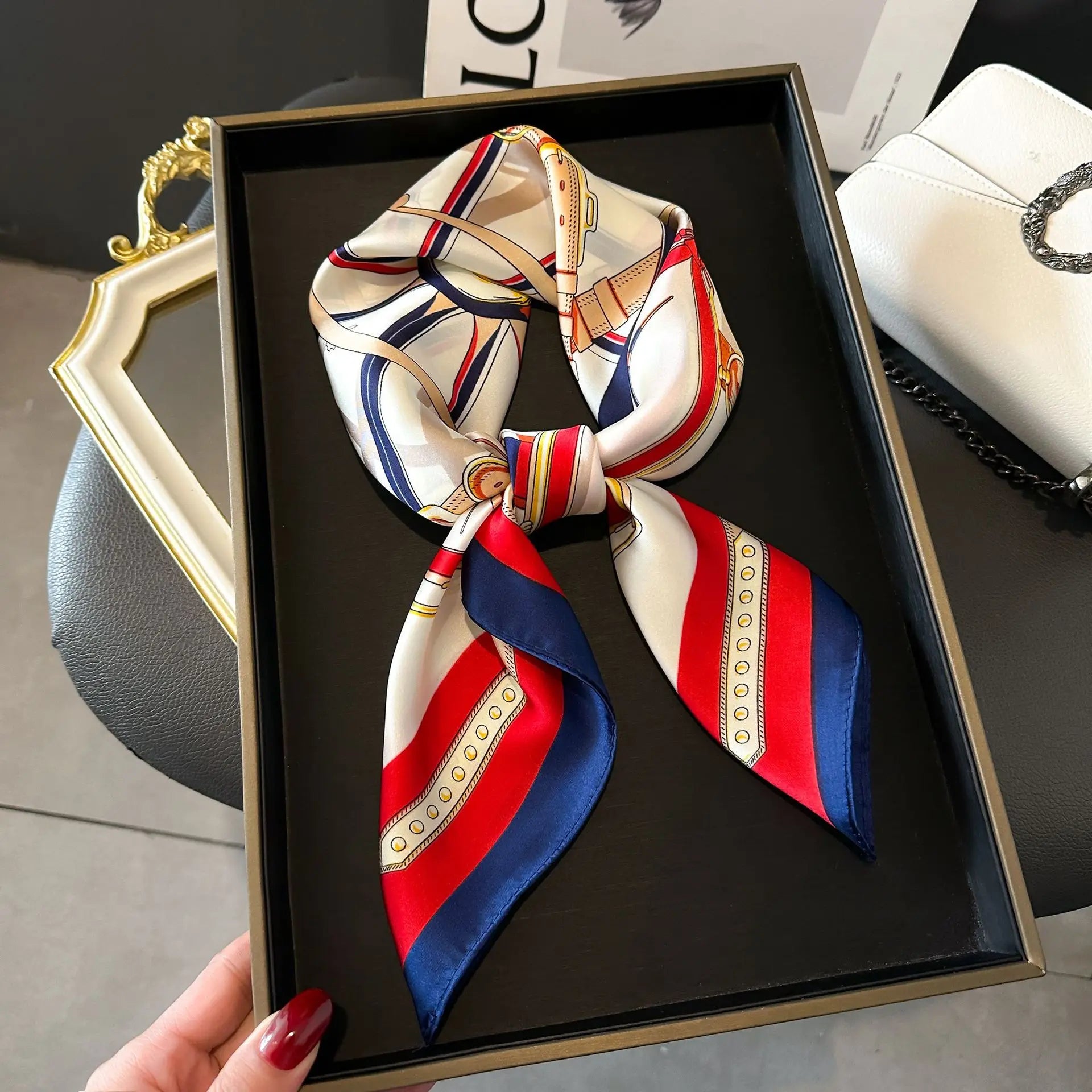 Luxe Square Silk Scarf