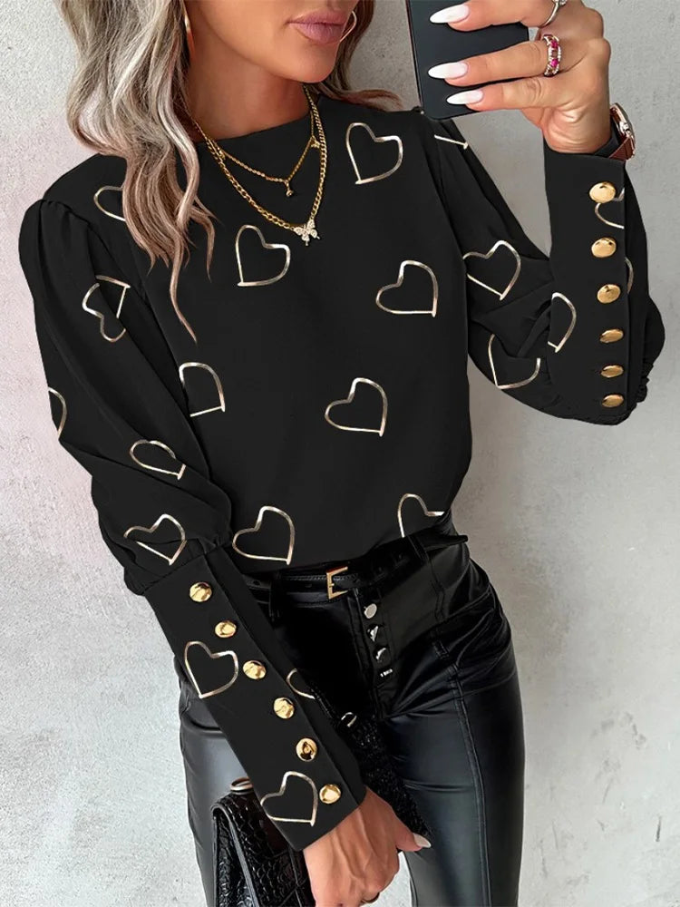 Fashion Printed Blouse