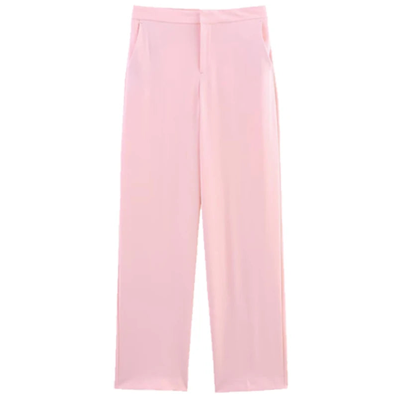 Pink Feather Pant SetS