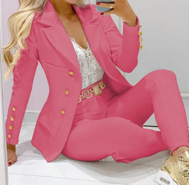 Chic Jacket & Trousers Suit