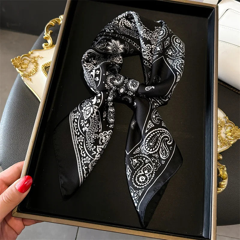 Luxe Square Silk Scarf