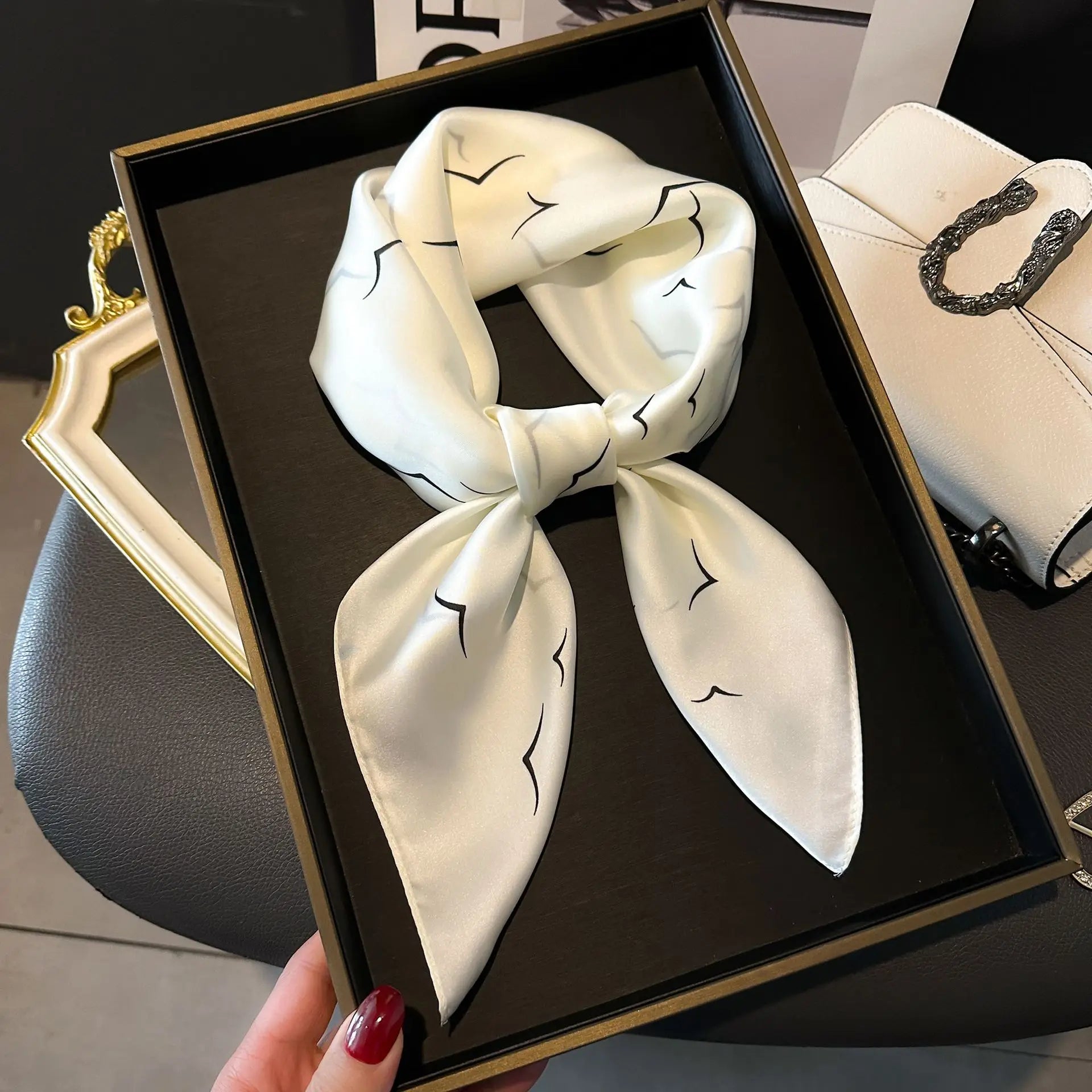 Luxe Square Silk Scarf