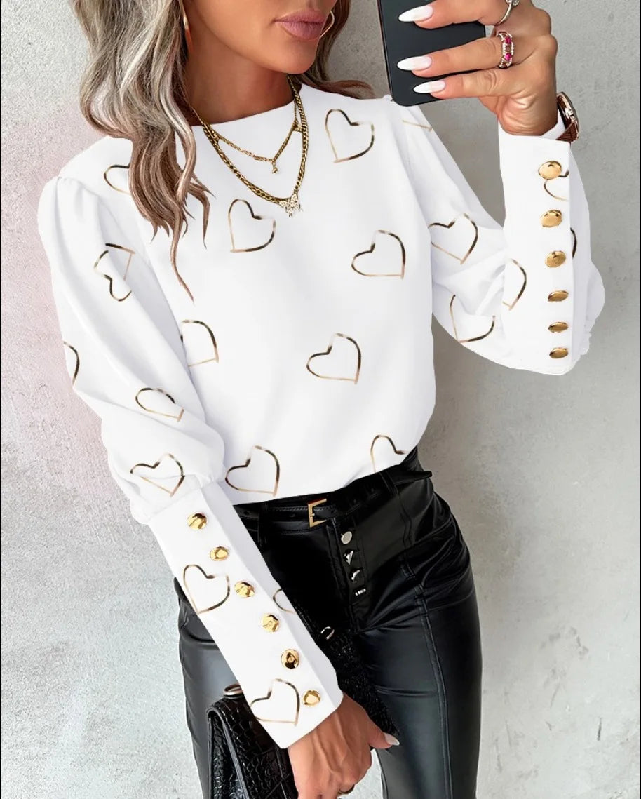 Fashion Printed Blouse