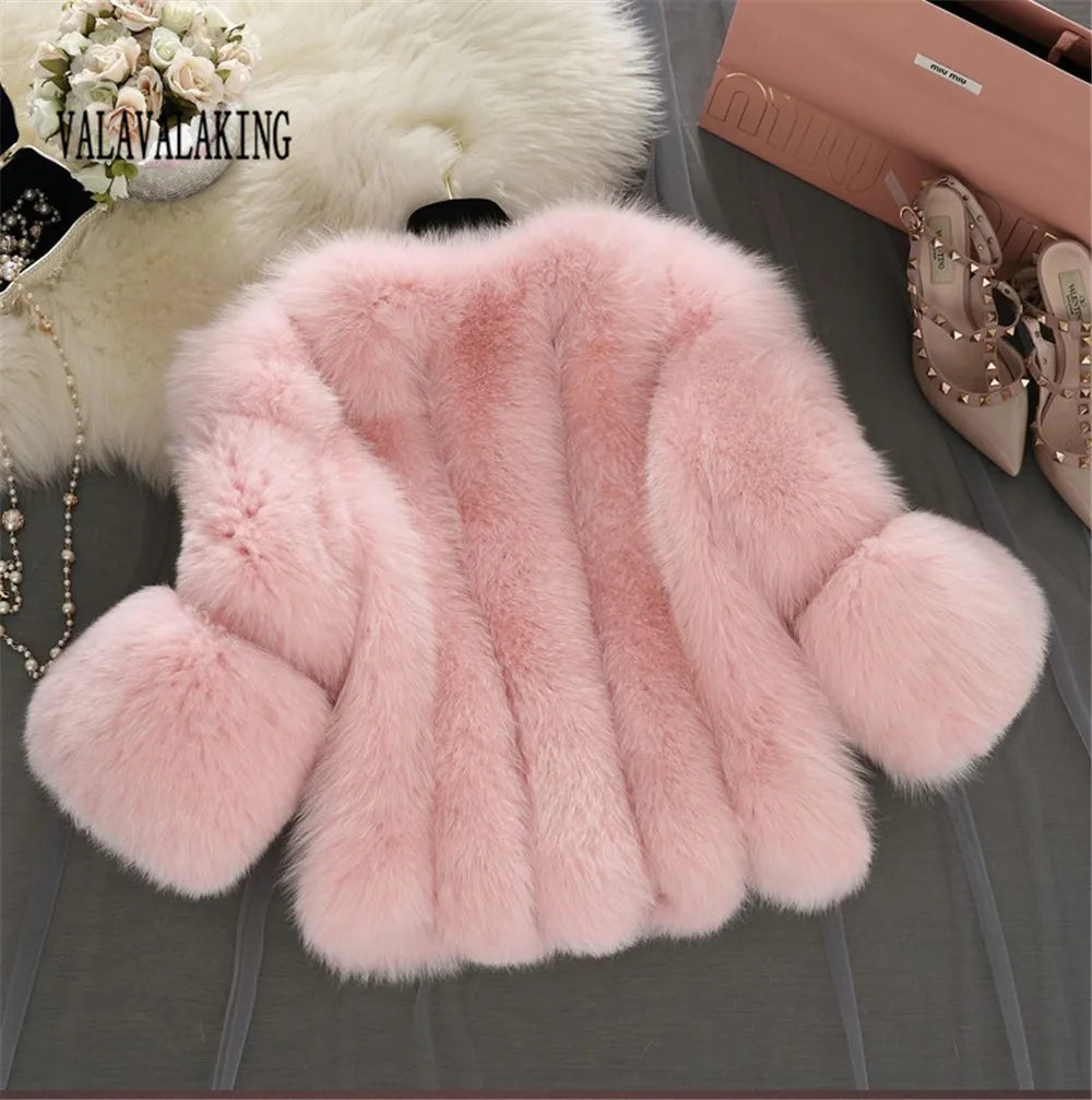 Elegant Long Sleeve Fluffy Cardigan Jacket