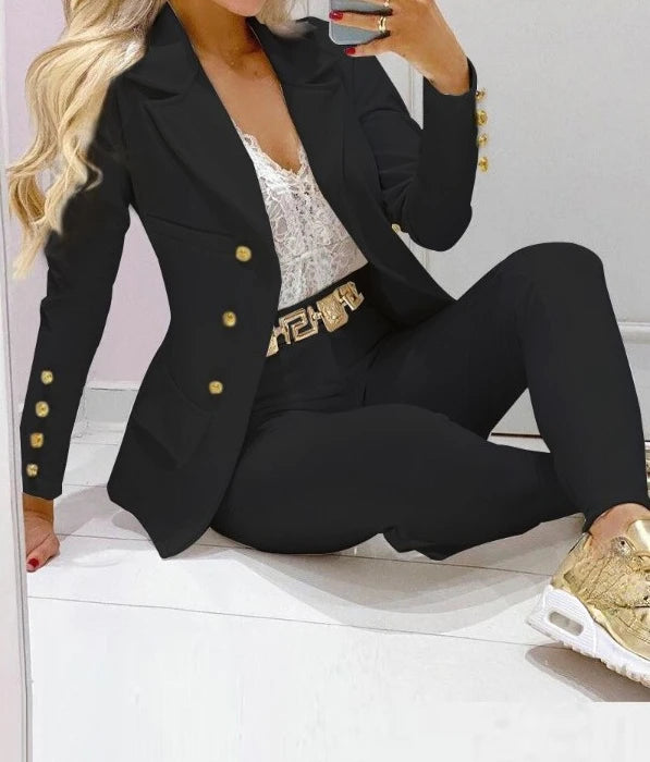 Chic Jacket & Trousers Suit