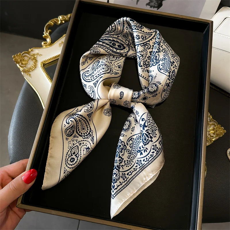 Luxe Square Silk Scarf