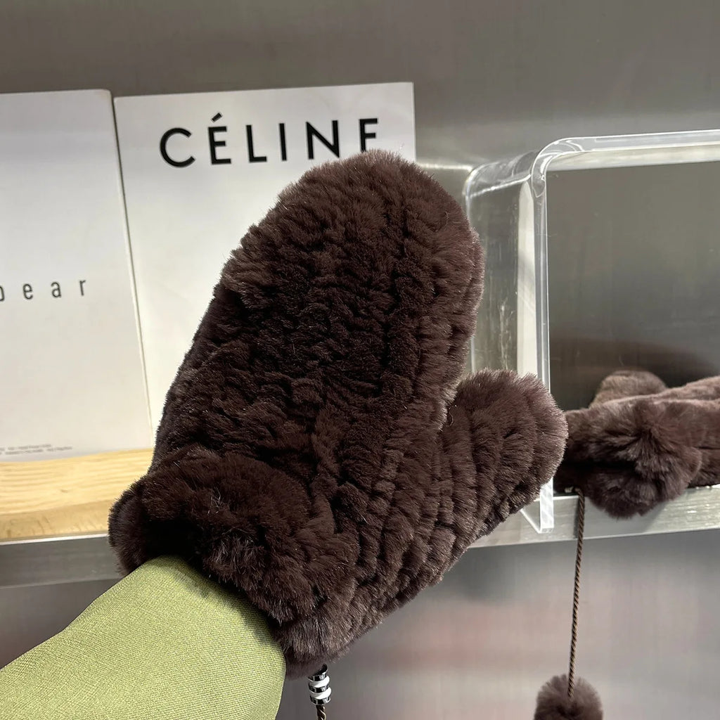 Luxury Fur Mittens