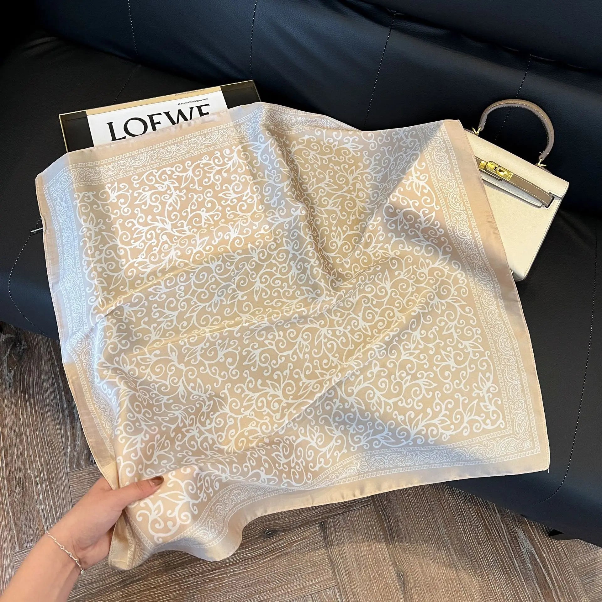 Luxe Square Silk Scarf